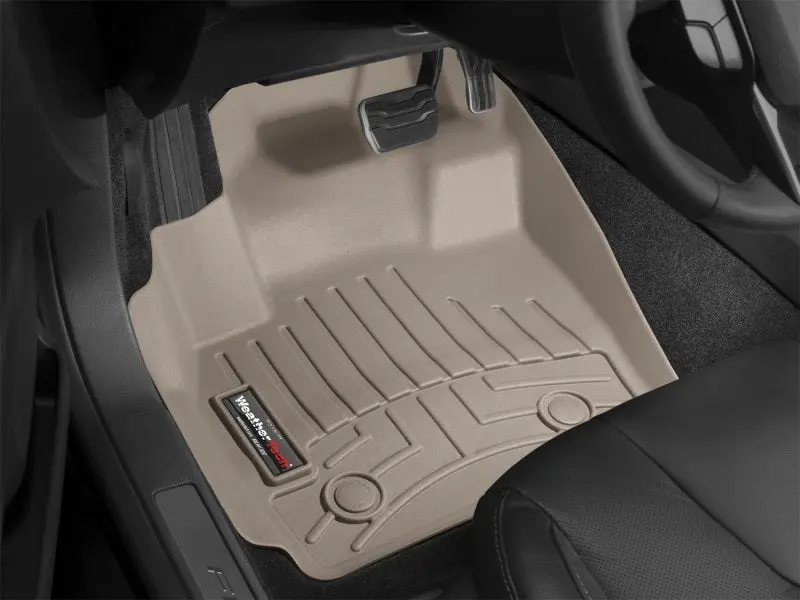 Weathertech Front Floor Liners For 2012–2013 Toyota Tacoma – Tan Color 1