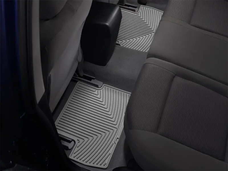 Weathertech Rear Floor Mats For 2010+ Chevrolet Equinox – Heavy-Duty Rubber, Grey 1