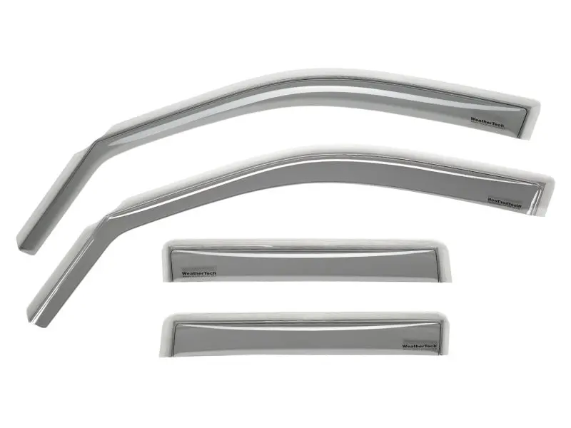 Weathertech Side Window Deflectors For 2014–2024 Nissan Rogue – Light Smoke Tint 1