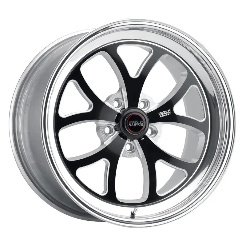 Weld Racing S76 17X7 Inch Black Wheel With 5X120 Bolt Pattern And 4.2-Inch Backspace (Medium Pad, Non-Beadlock) 1