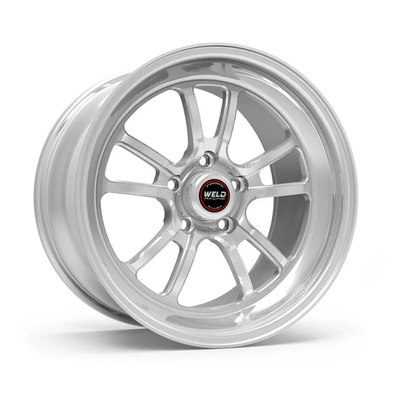 Weld S70 Rt-S Forged Aluminum Wheel — 20X9", 5X114.3, 6.3" Backspace, Polished Center & Shell 1