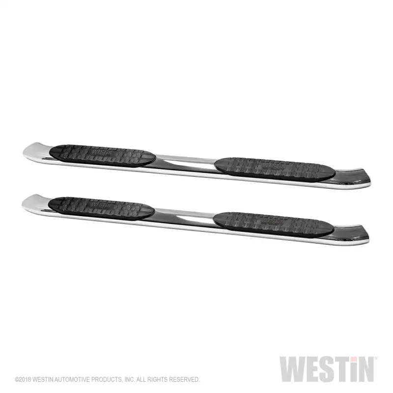Westin 19-22 Ram 1500 Quad Cab (Excl. Classic) Pro Traxx 5 Oval Nerf Step Bars - Ss 1