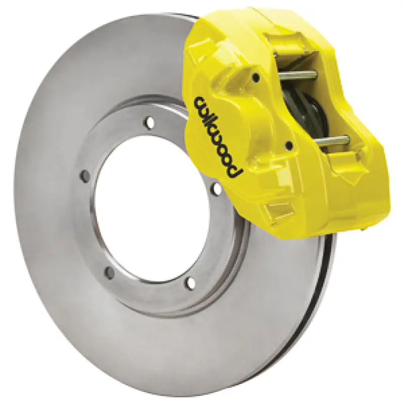 Wilwood D45 Front Brake Conversion Kit For 1984–1989 Porsche 911 – 11.10" Rotors, Yellow Calipers, Includes Flex Lines 1