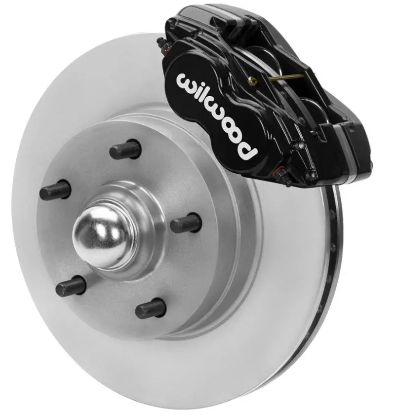 Wilwood Dynalite Front Brake Kit For 1970–1981 F-Body & 1975–1979 A-Body Vehicles – 11" Rotors, Black Calipers, Compatible With Pro Drop Spindles 1
