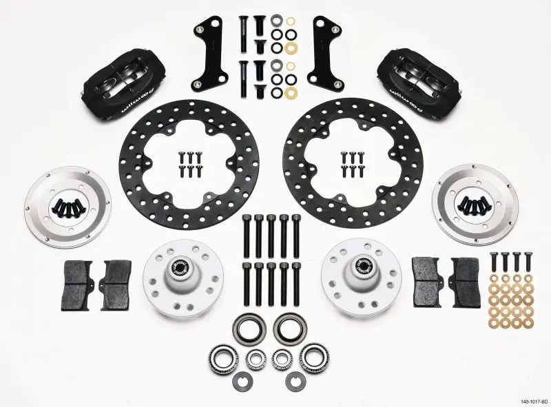 Wilwood Forged Dynalite Front Drag Kit Drilled Rotor 67-69 Camaro 64-72 Nova Chevelle 1
