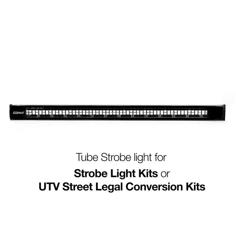Xk Glow Tube Plug N Play Strobe Light Series - Amber 1Pc 12In 1